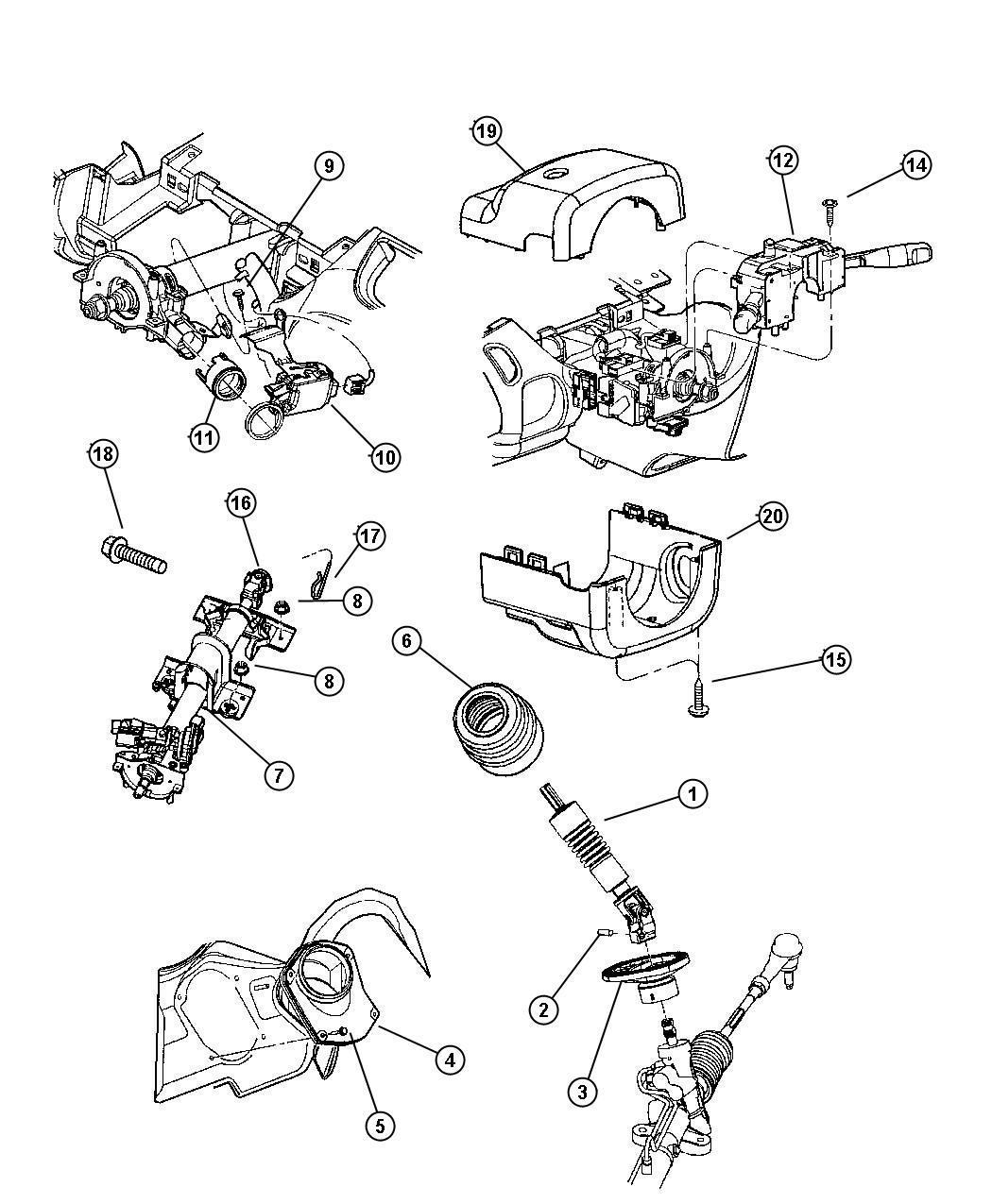 2001 Chrysler Town & Country Used for: SCREW AND WASHER. Self Tapping ...