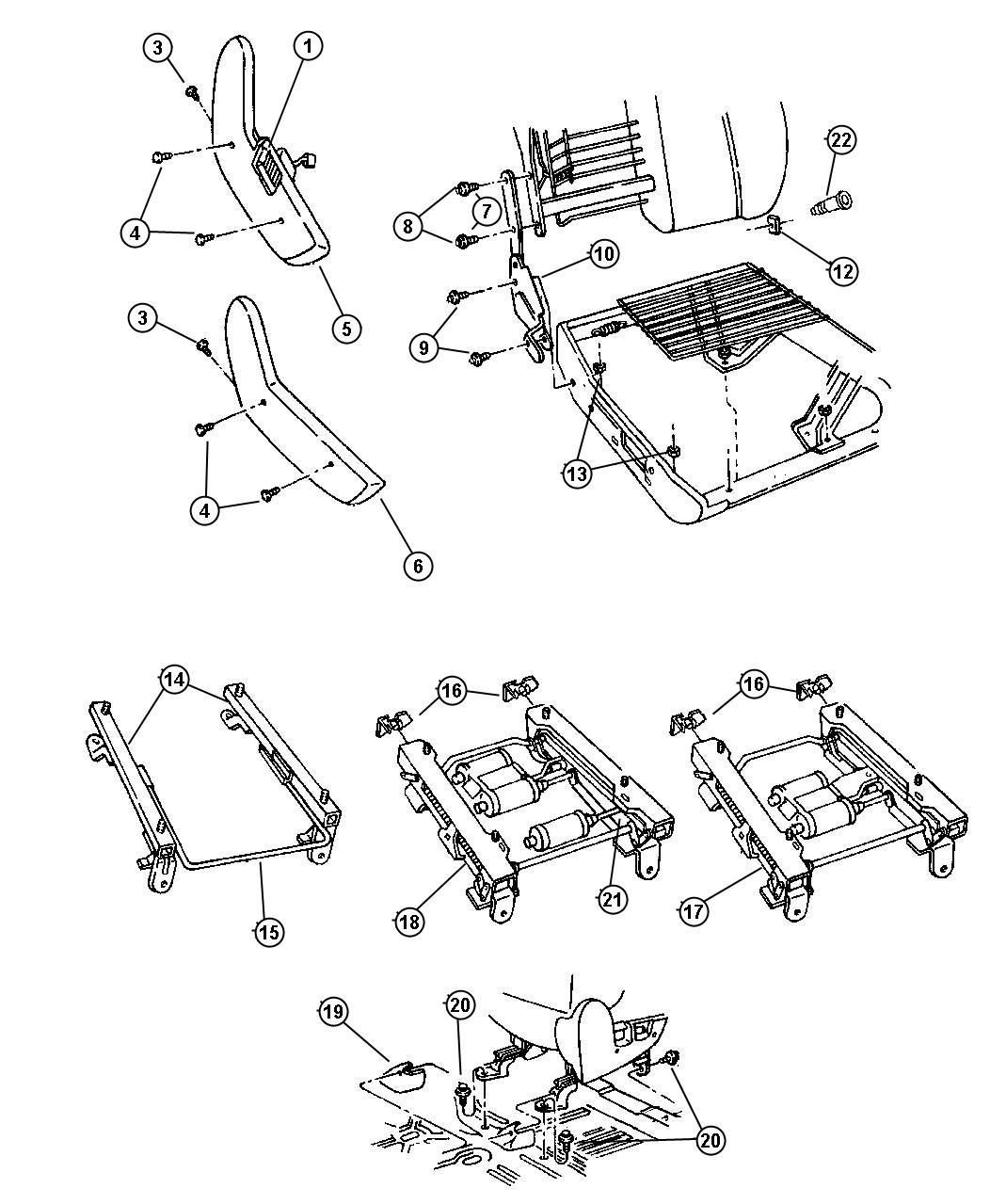 2019 Jeep Screw. Trim. Trim: [seats - leather low-back bucket ...