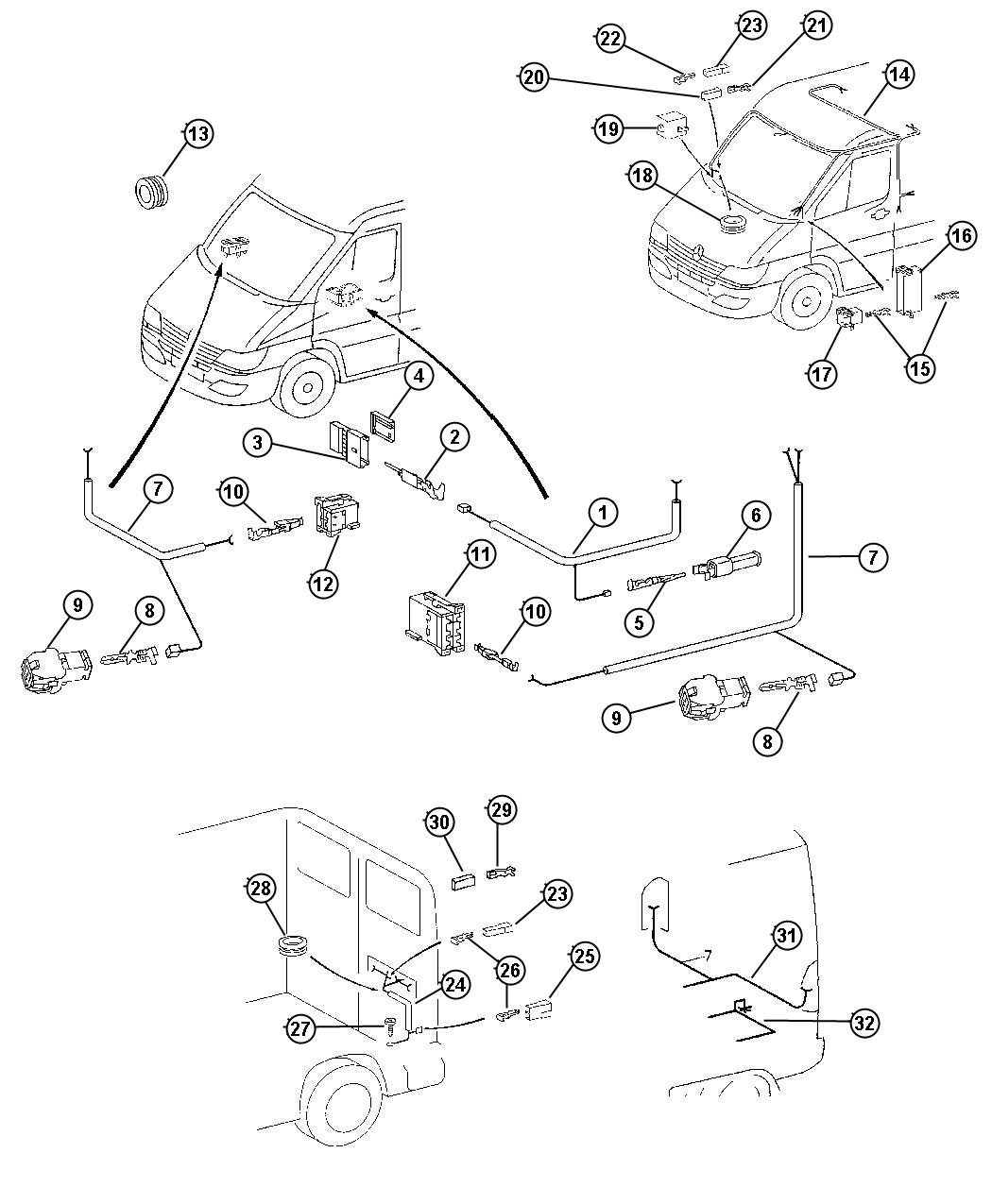 2005 Dodge Neon Wiring. Body - 05114931AA | Chrysler Jeep Dodge City