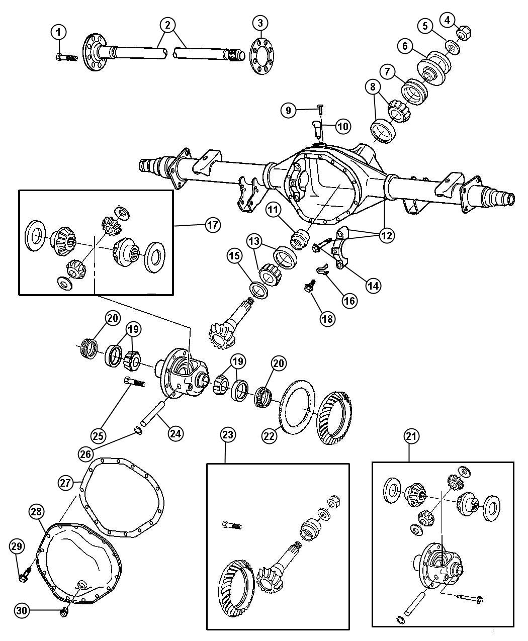 Dodge Ram 3500 Dually Rear Axle Specs