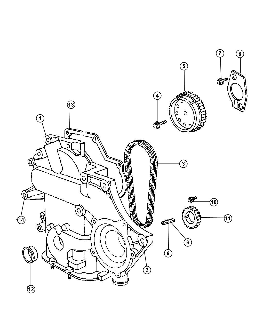 Chrysler Town & Country Chain. Timing. [mid model year vehicle ...