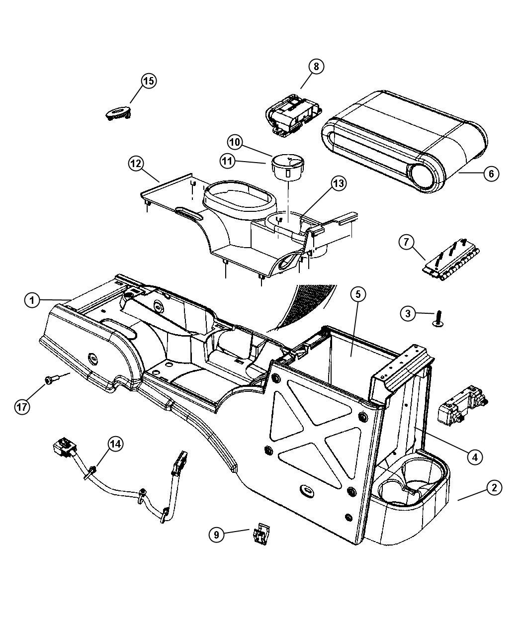 Jeep Wrangler Ash receiver. Floor console. With [man shift-on-the-fly ...