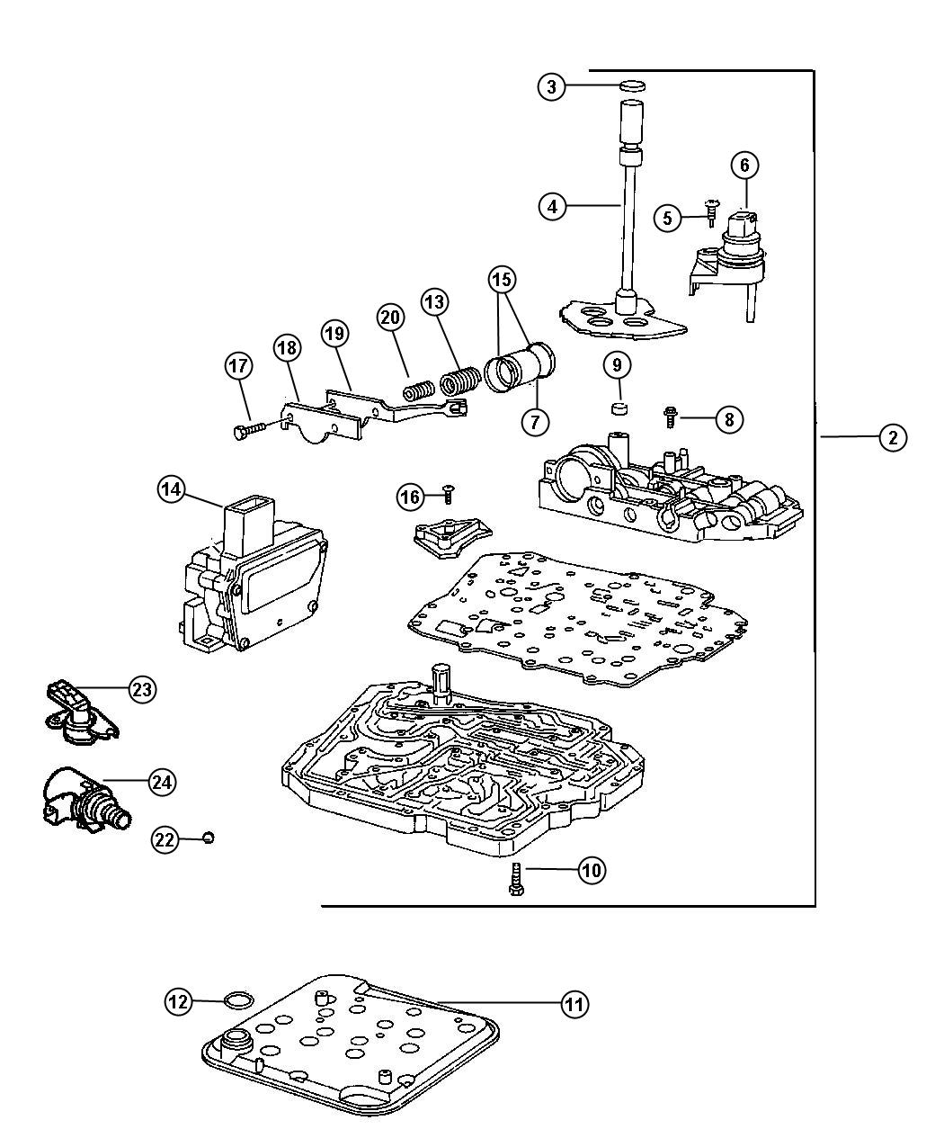 dodge Ram 1500 Sensor, solenoid. Trans variable force solenoid