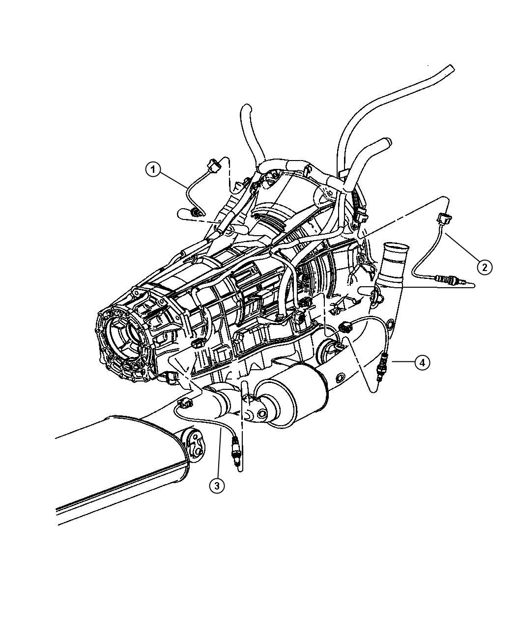 Jeep Commander Sensor. Oxygen. After catalyst, before catalyst, left