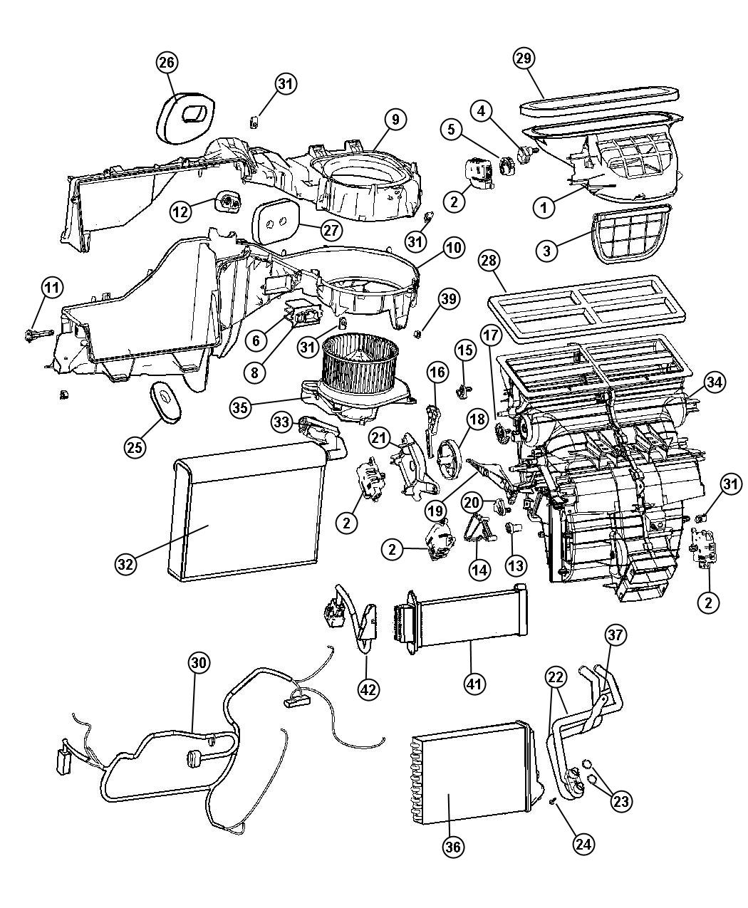 1997 jeep grand cherokee heater control