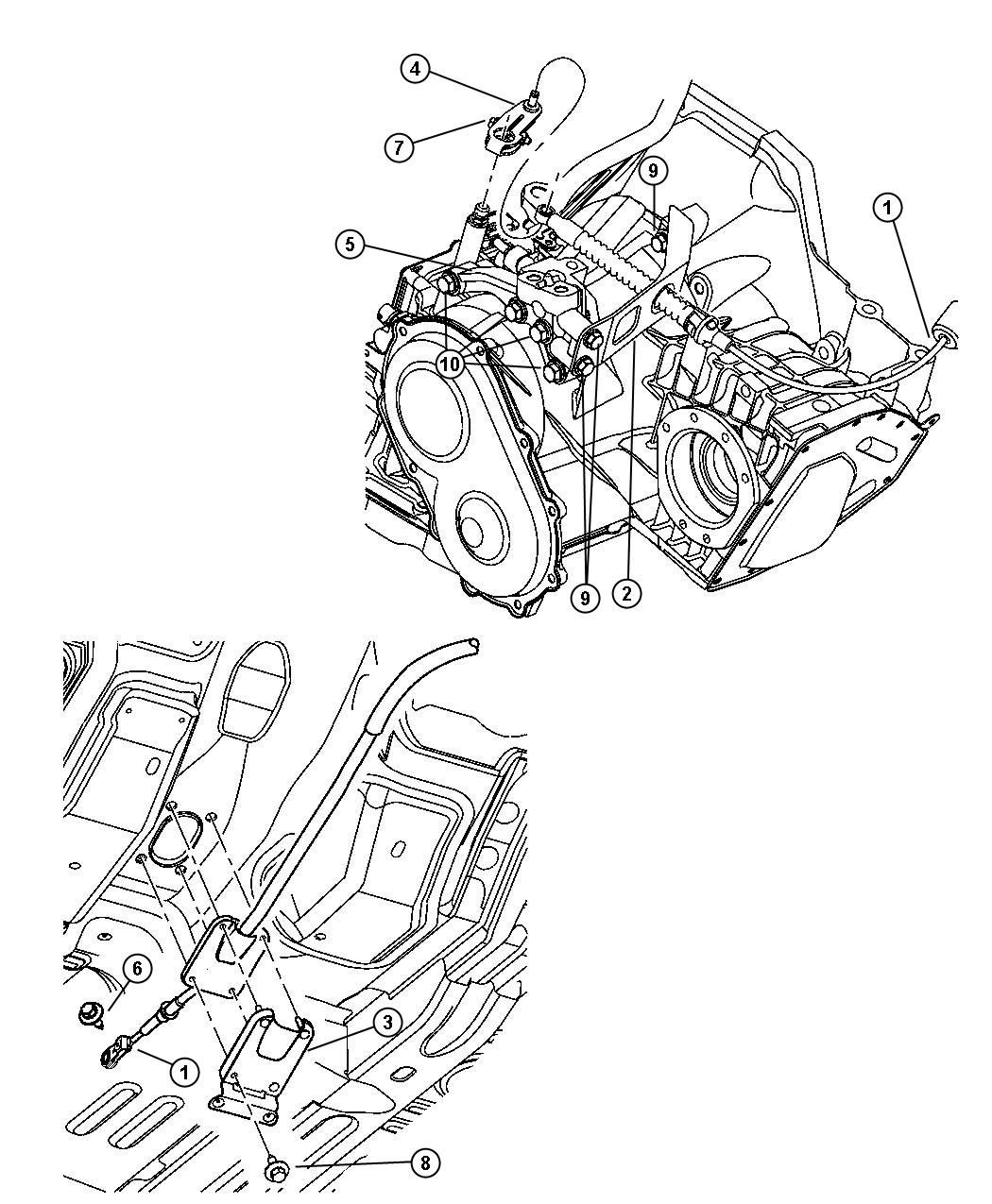 Chrysler PT Cruiser Support. Engine mount. Left. Automatic transmission