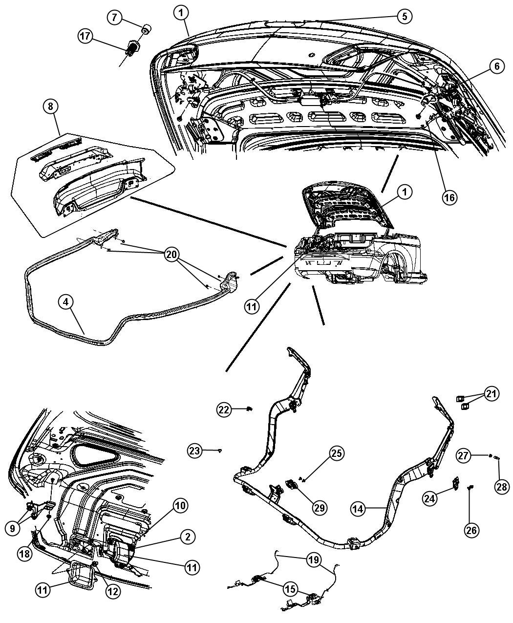 Chrysler 300 Body Parts Diagram