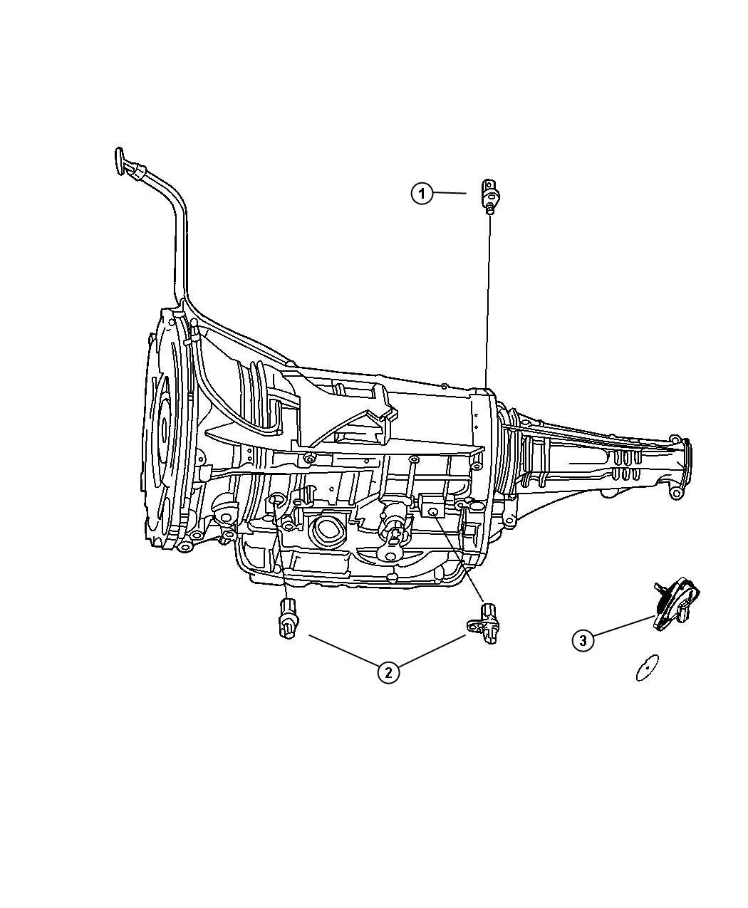 Jeep Grand Cherokee Sensor Transmission Input Speed Input Output