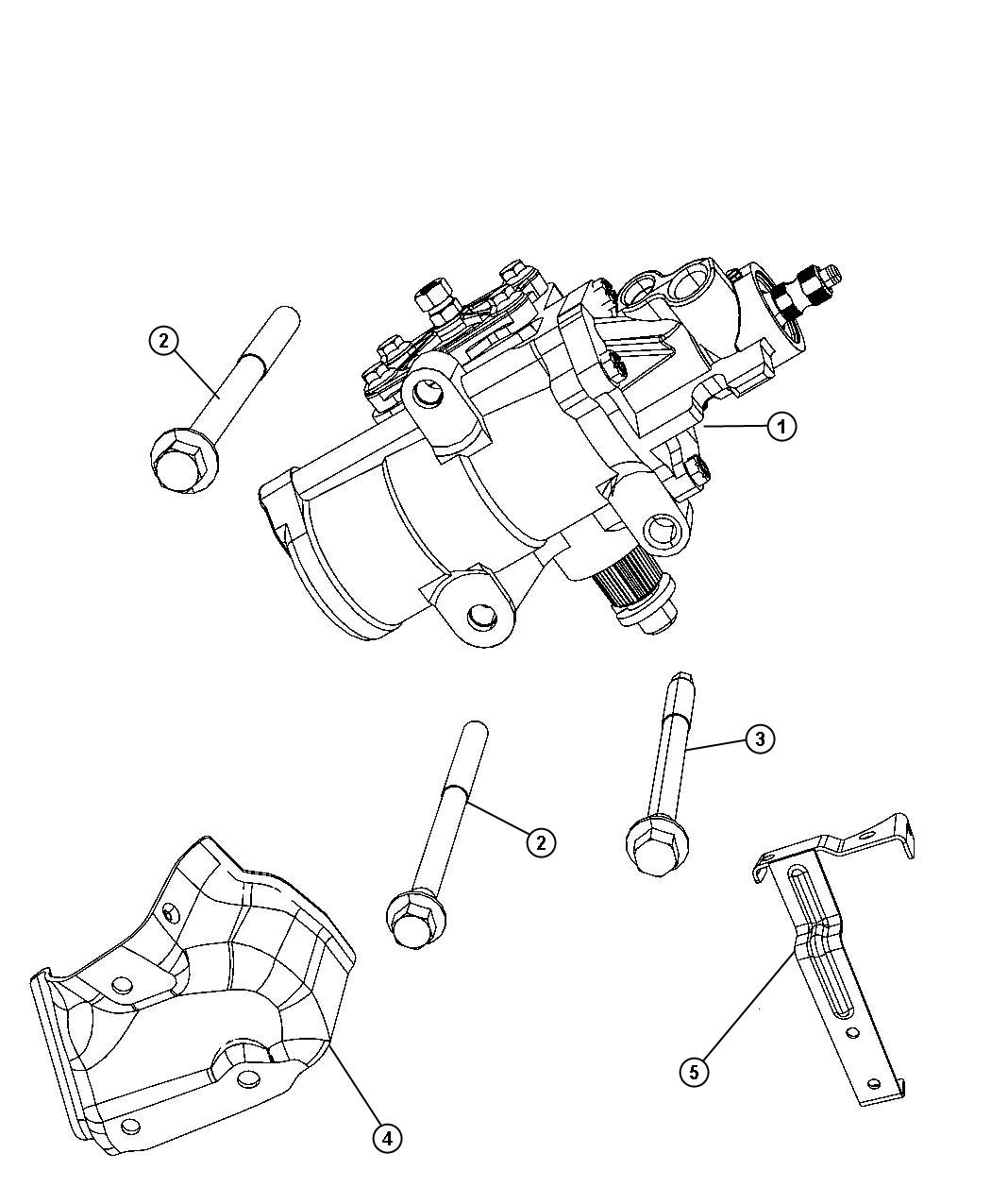 Ram 3500 Gear. Power steering. Fca, box - 52122316AG | Chrysler Jeep