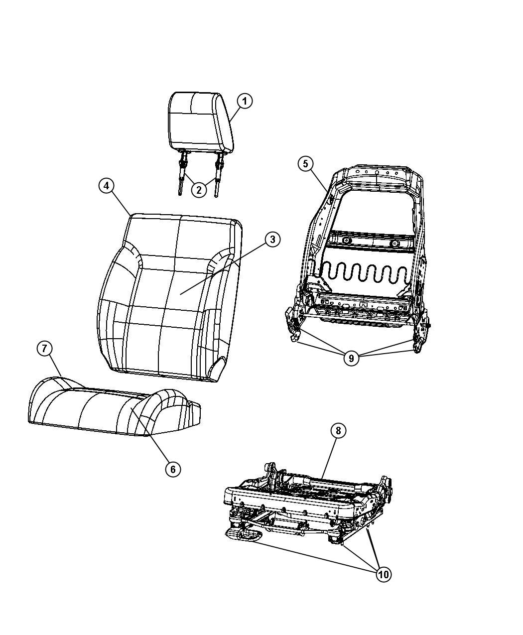 jeep-liberty-cover-front-seat-cushion-trim-leather-trimmed-bucket