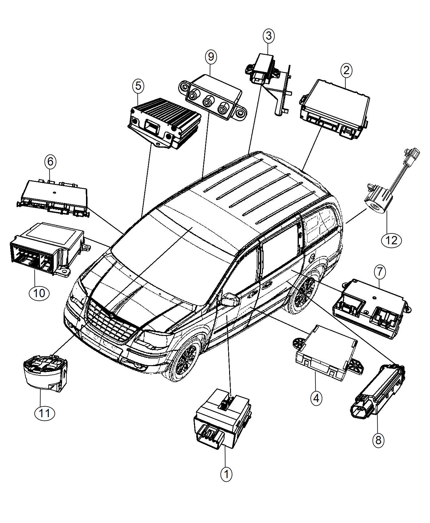 Fascinating Tire Pressure Sensor Chrysler Town And Country Images