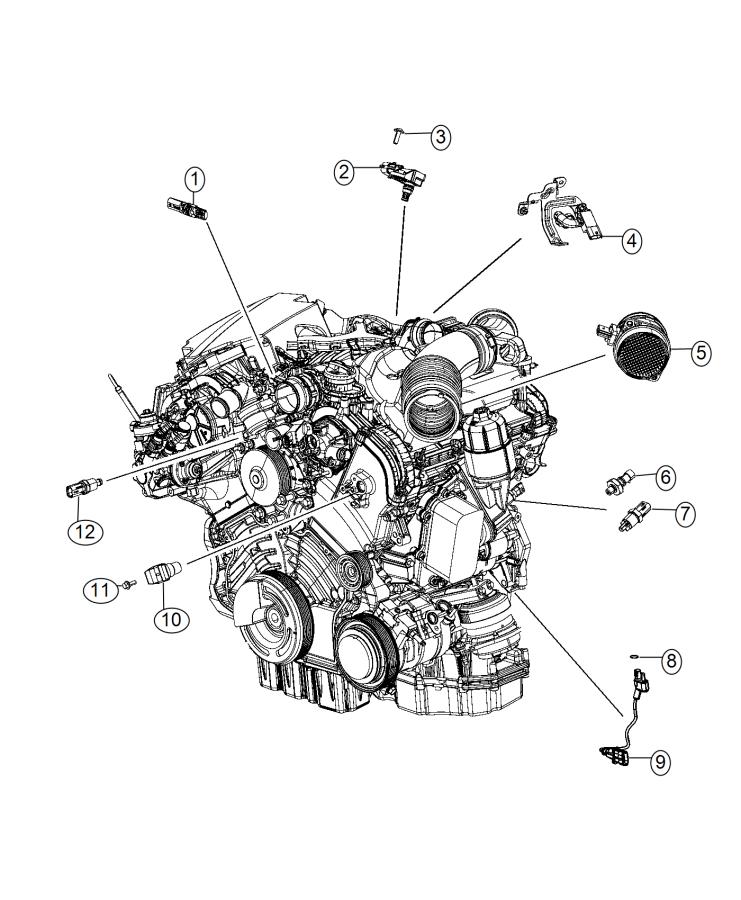 Jeep Grand Cherokee Sensor. Mass Airflow. [export Emissions 