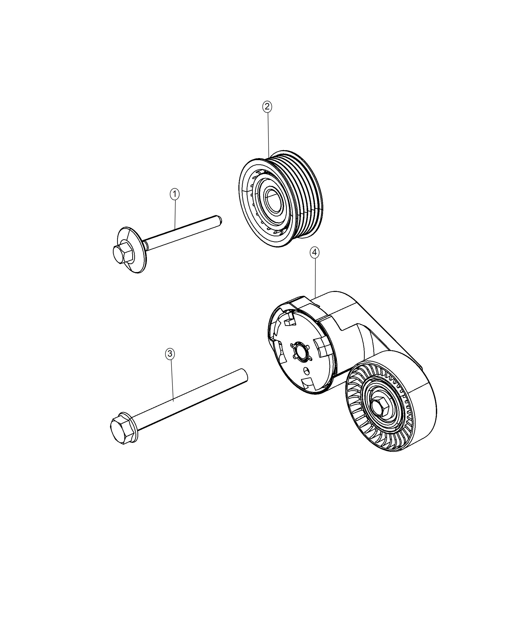 Jeep Grand Cherokee Tensioner. Belt. Related, pulleys, mopar, gas ...