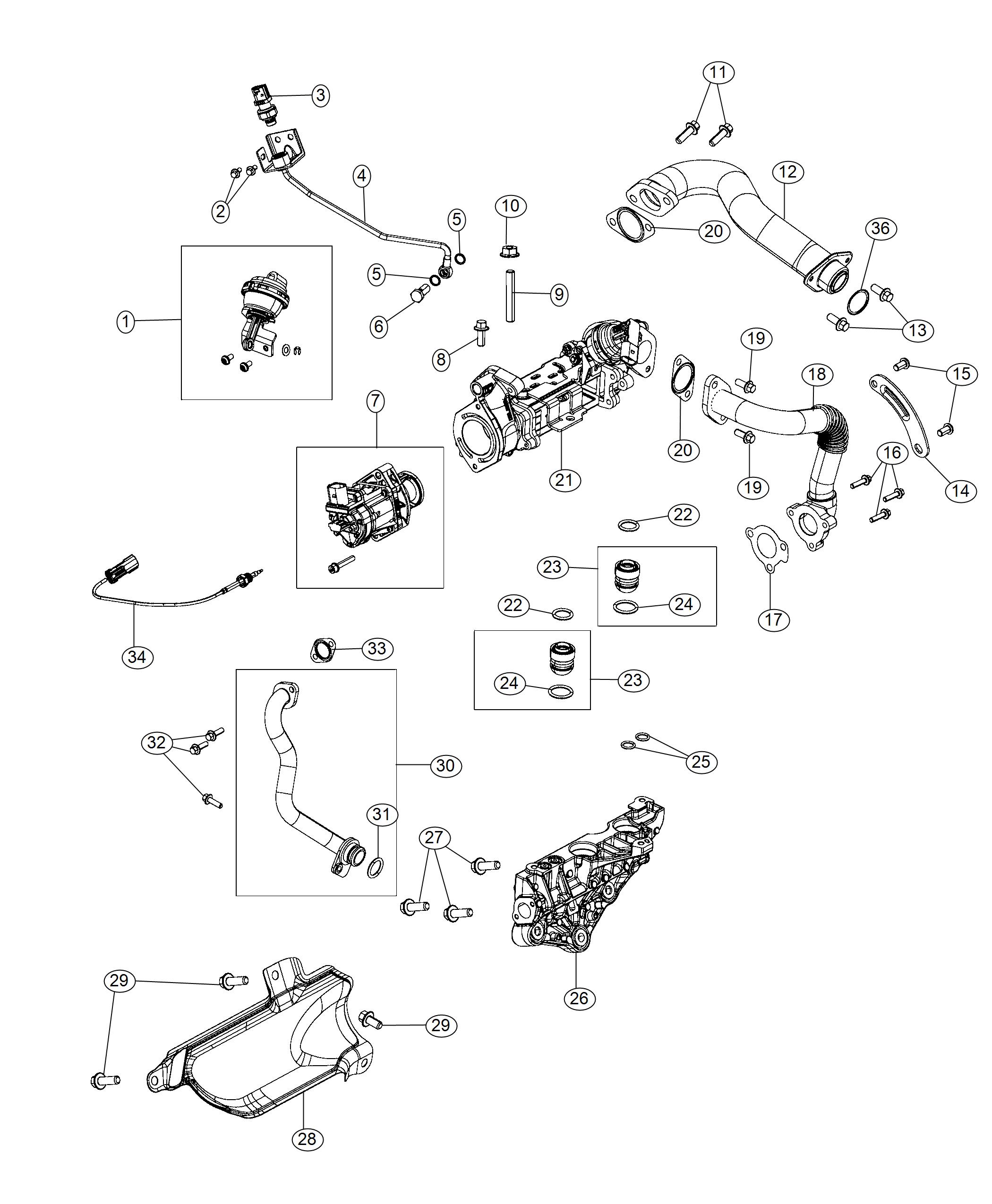 2007 Jeep Grand Cherokee Egr Valve Location