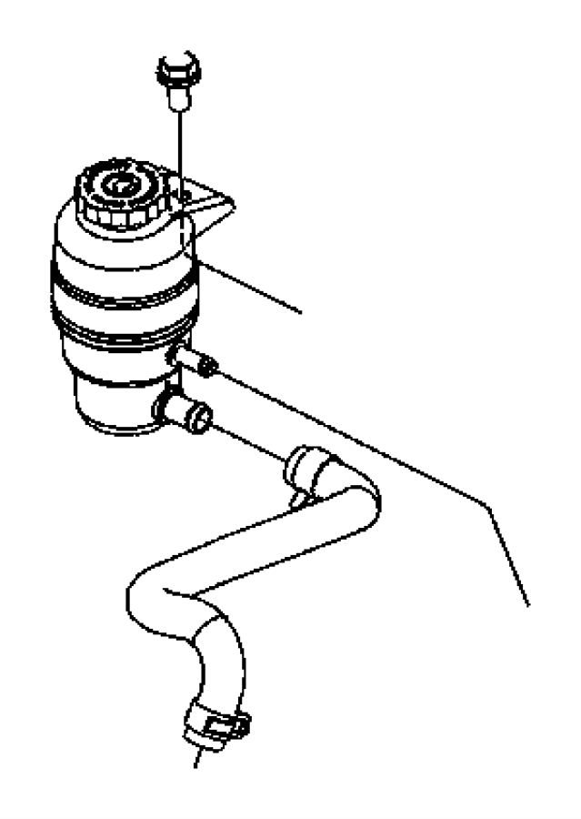 Jeep Compass Reservoir. Power steering fluid, power 05272728AC